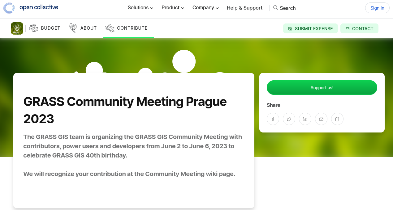 GRASS Prague Meeting Open Collectiveo